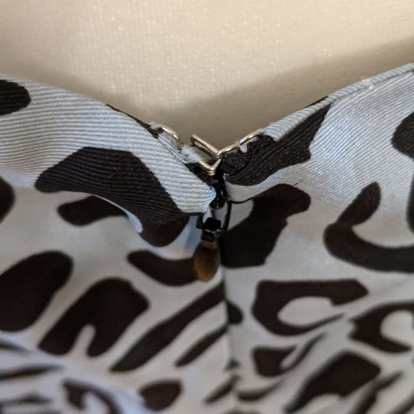 NWT Rebecca Minkoff Skirt | Light-blue Leopard Skirt 0 - Picture 6 of 8